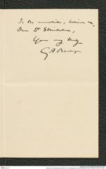 Nachlass Franz Steindachner, Brief von G. A. Boulenger an Franz Steindachner (30.07.1909), Inv.Nr. 49.01, Seite 3